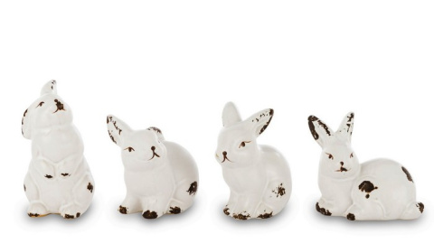 Figurki króliki kpl.4szt. o195/154472 Figurki króliki kpl.4szt. o195/154472