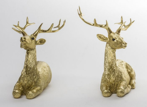 Figurki Reniferów kpl.2szt. o276G/125428 Figurki Reniferów kpl.2szt. o276G/125428