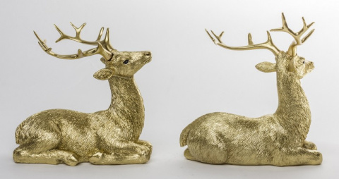 Figurki Reniferów kpl.2szt. o276G/125428 Figurki Reniferów kpl.2szt. o276G/125428