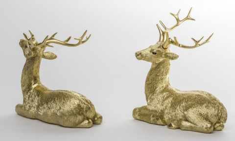 Figurki Reniferów kpl.2szt. o276G/125428 Figurki Reniferów kpl.2szt. o276G/125428
