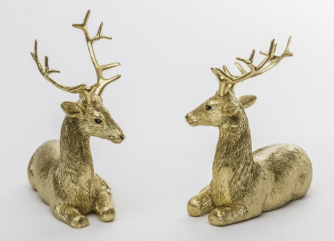 Figurki Reniferów kpl.2szt.o276H/125426 Figurki Reniferów kpl.2szt.o276H/125426