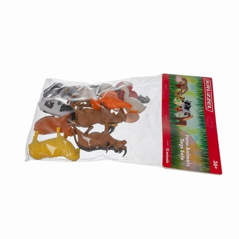 Figurki 12 zwierząt gospodarskich T403/24854 Figurki 12 zwierząt gospodarskich T403/24854
