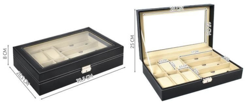 ORGANIZER NA ZEGARKI I OKULARY T404/8497 ORGANIZER NA ZEGARKI I OKULARY T404/8497