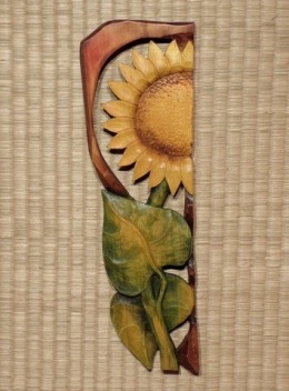 Płaskorzeźba kwiat m38 h49x15x2cm