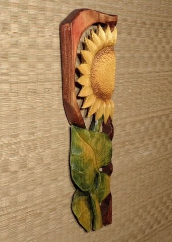 Płaskorzeźba kwiat m38 h49x15x2cm