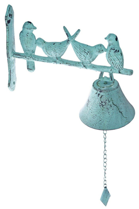 Metalowy dzwonek z ptaszkami/05255 Metalowy dzwonek z ptaszkami/05255